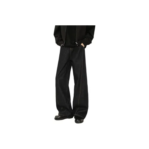 ROBINHOOD Темно-синий Унисекс Джинсы