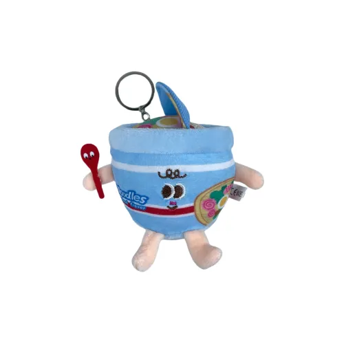 QICAIBOSHI Милый Food Instant Noodles Украшение Плюшевый Брелок 8 см Высокий
