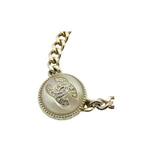 CHANEL Металлические ожерелья Унисекс Золото