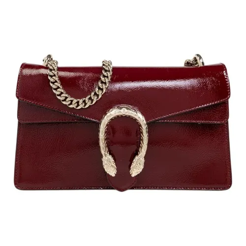 GUCCI Сумка через плечо из кожи женская красная