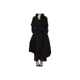 Чёрное пальто пальто