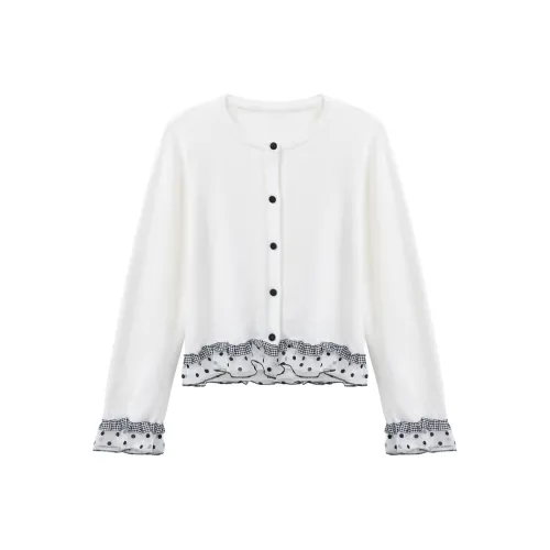 Another Alley Экрю Женская Трикотажная