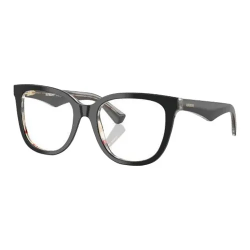 Очки Burberry с квадратными диоптриями из ацетатного эфира женские черные