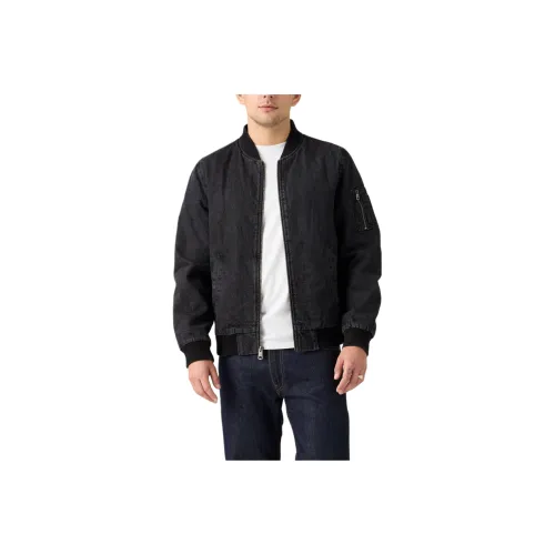 Levis Черные Мужские Джинсовые Куртки