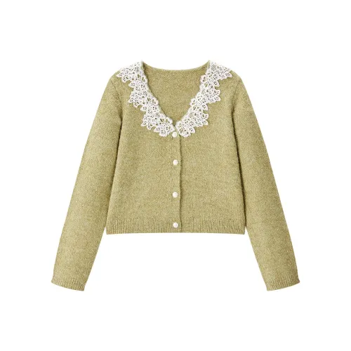 LEDIN Зимний Груша Зеленый В наличии Женские Трикотаж