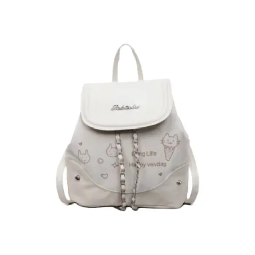 ARTEC ПУ (полиуретан) Carry Рюкзак Средний Унисекс Экрю Серебряный Коричневый