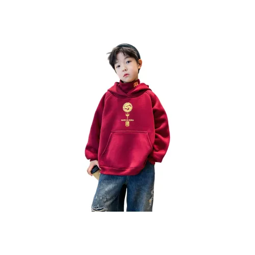 Lanza Повседневный свитшот Зимний Бордовый Подростки