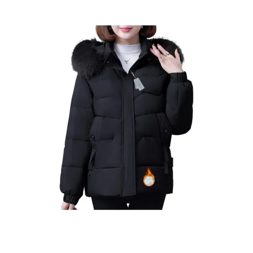 The Temptation Of The Muse С капюшоном Хлопковый пуховик Женские