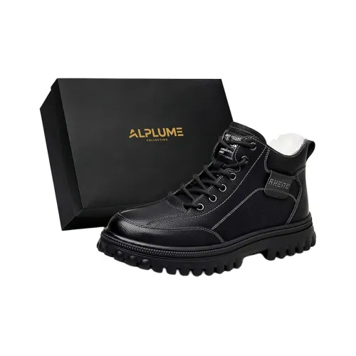 ALPLUME Сноубутсы Черный флис с подкладкой Мужской