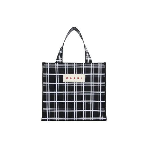 MARNI Полиэстер Сумка Средняя Мужская Черная Белая