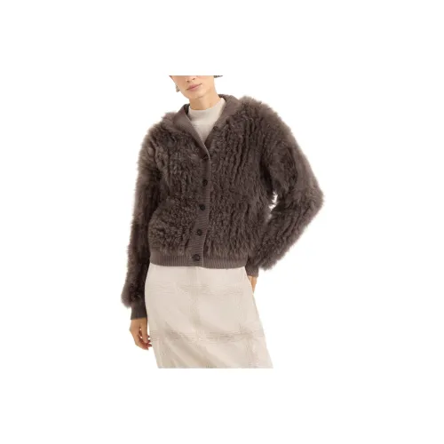 BRUNELLO CUCINELLI Вельвет Feel Пальто Женское