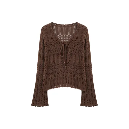 Another Alley Темный кофейный Женский Трикотаж