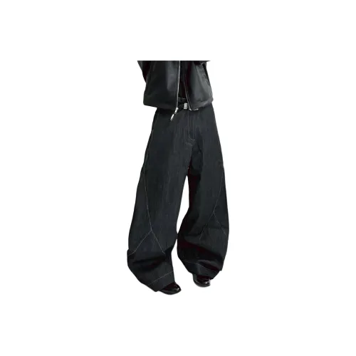 PVPVPV Черные Унисекс Джинсы