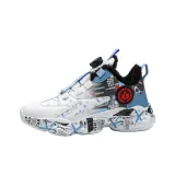 Белый с синей флисовой подкладкой.