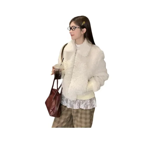 COHX Теплый белый женский пуховик