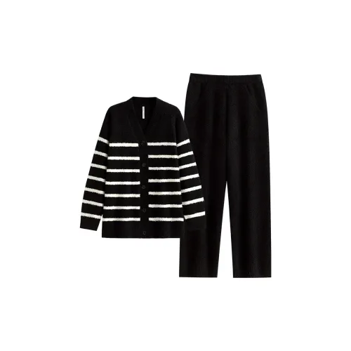 YUENEI 34201 Повседневный Черный Мужской Пижамный Комплект