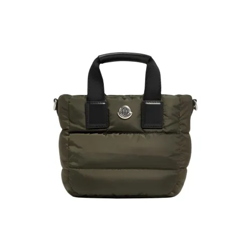 Moncler Caradoc Нейлон Тоут Сумка Сумка для покупок Сумка через плечо Сумка Микро Женская Зеленая