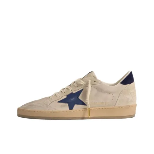 Golden Goose Ball Star Low Топ Скейтборд Кроссовки Мужские Морской Синий