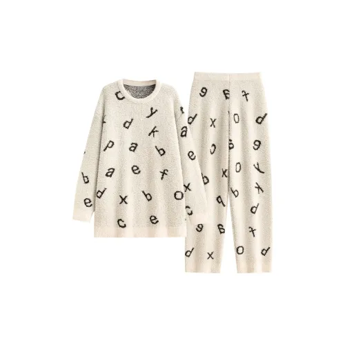 Yue Nei Белый Женский Пижамный Комплект