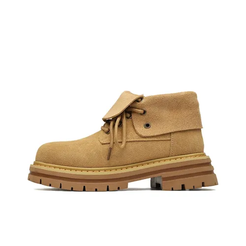 MIIOW Martin Boots Yellow Unisex