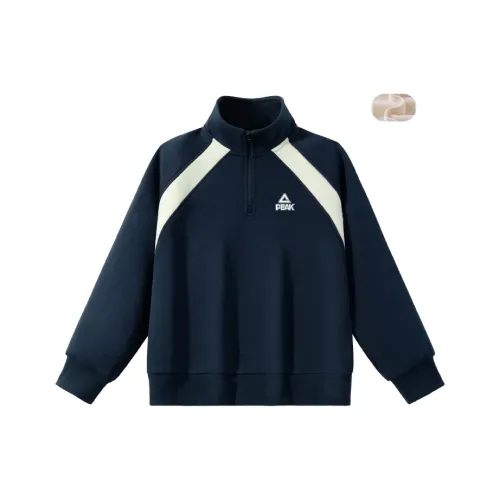 PEAK Темно-синий PK Белый Силикон K Kids Свитшоты