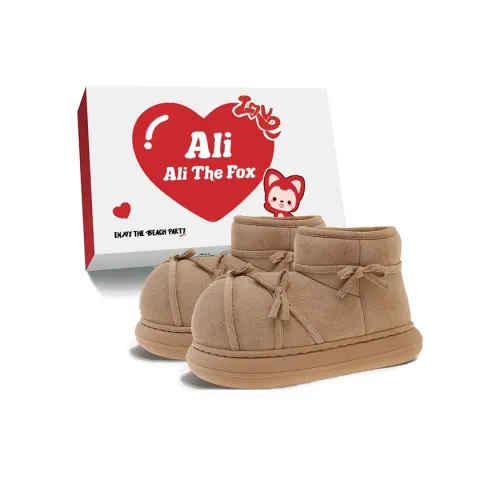 Али Тх Фокс Флис С подкладкой Теплоизоляционный Устойчивый к холоду Милый Милый Стиль Бант Короткий Снекерки Женские