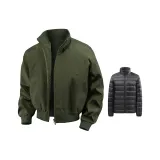 Армейский зеленый (Пуховые подтяжки)