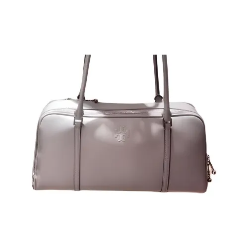 Tory Burch Напп Кожа Кроссбоди Сумка через плечо Сумка среднего размера Женская Серый