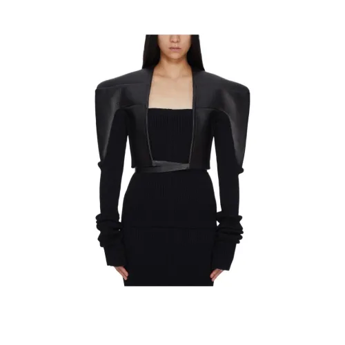 RICK OWENS RO FW25 Кожа Куртка Женские