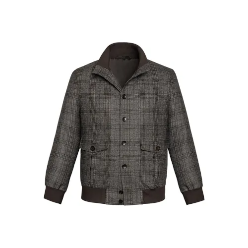 SKARO Gray Plaid SKL1171 Мужская Куртка