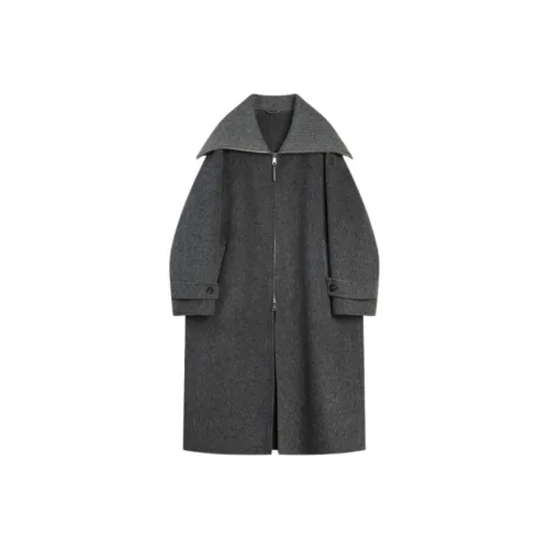 ELLE Темно-серый женский пальто