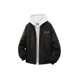 Чёрный [утеплённый, термический, хлопковый пуховик]