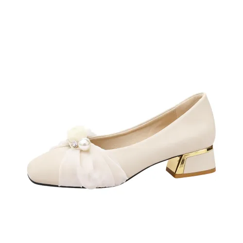 Dawei's House Грубый каблук Туфли Мэри Джейн Женские