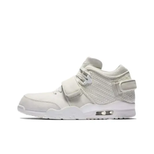 Nike Air Cruz Air Trainer Cruz Светлый костный Нескользящий Легкий MID Топ Винтажные баскетбольные кроссовки Мужской Костяной белый