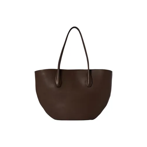 THE ROW Коровья кожа Тоут Сумка Сумка для покупок Сумка на плечо Женская Коричневая