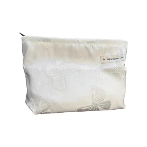 GEANNUO INS Эксклюзивный Премиум Feel Косметичка Однотонная Большая Емкость Портативная Косметичка с Бантом для Хранения