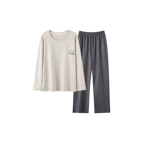 TELENT Овсяный Мужской Пижамный Комплект