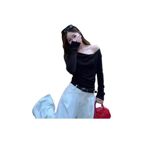 Lanza Черные Женские T-рубашки