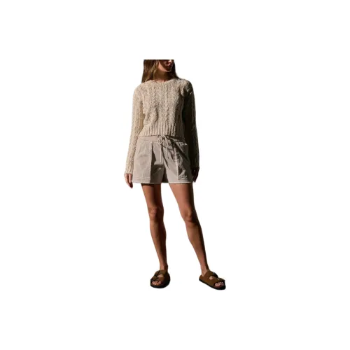 JAMES PERSE Хлопок Linen Chunky CABLE KNIT Sweater Women's