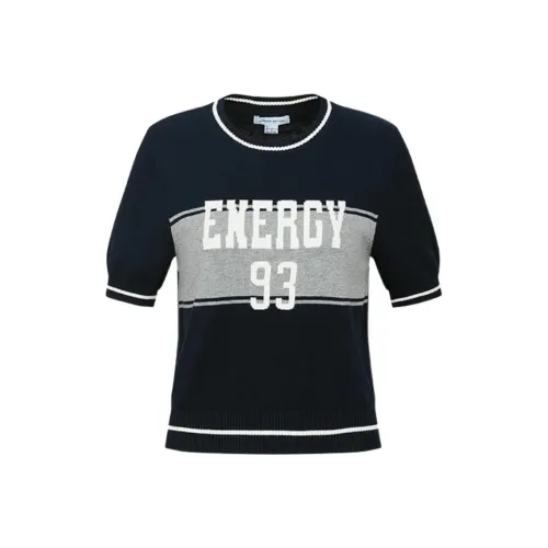 URBAN REVIVO Темно-синий Синий Женский Трикотаж