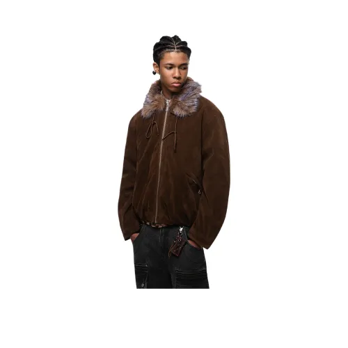 TREND ST Темно-коричневый унисекс пуховики