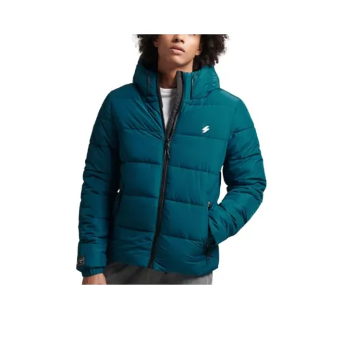 SUPERDRY Темно-циановый Мужские Куртки