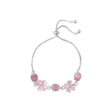 Браслет с четырехлистным клевером [Розовый]