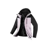 HS8877YR (3-в-1 Пуховик) Фейерверк Розовый/Черный