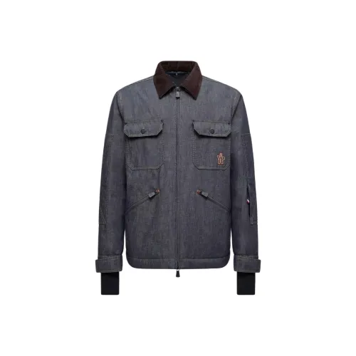 Moncler Grenoble Croatan Denim Down Jacket Ski Down Jacket Men's
