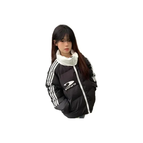 GUOZHEN Черный Женский пуховик