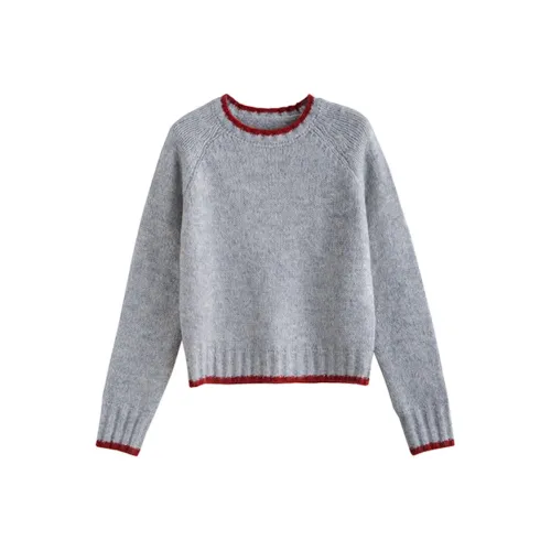 Tonlion Средний вересковый серый Женские свитеры