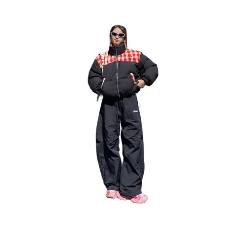 GUOZHEN Черный Женский пуховик