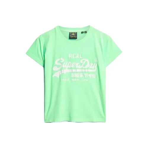 SUPERDRY Зеленые Женские Футболки