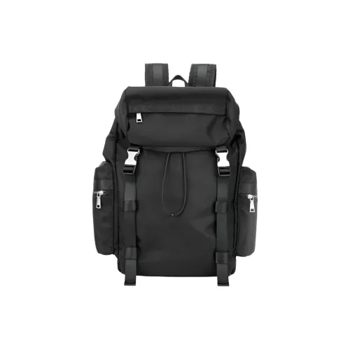 VIHUS Нейлоновый рюкзак стандартный мужской черный